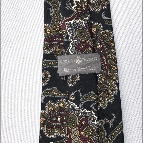 Robert Talbott Paisley Design Silk Tie - Picture 1 of 2